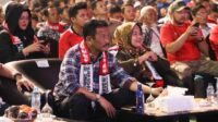 Nobar Timnas v Irak Bersama HMR dan Marlin, Ribuan Warga Batam Bikin Sport Hall Gemuru