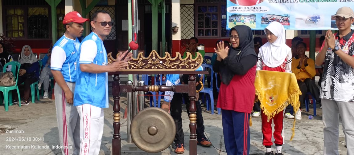 Pembukaan O2SN Tingkat Kecamatan Kalianda Diikuti Oleh 137 Siswa Dan Siswi