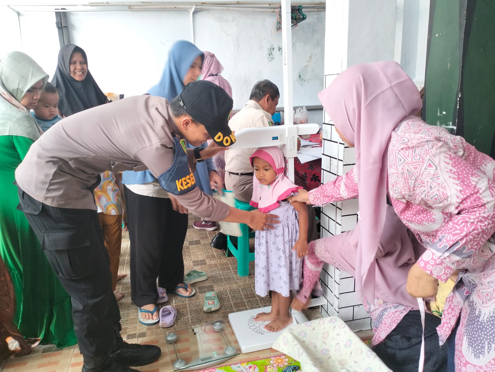 Sambut Hari Bhayangkara ke-78, Dokkes Polres Pekalongan Gelar Pemeriksaan Kesehatan Pencegahan Stunting