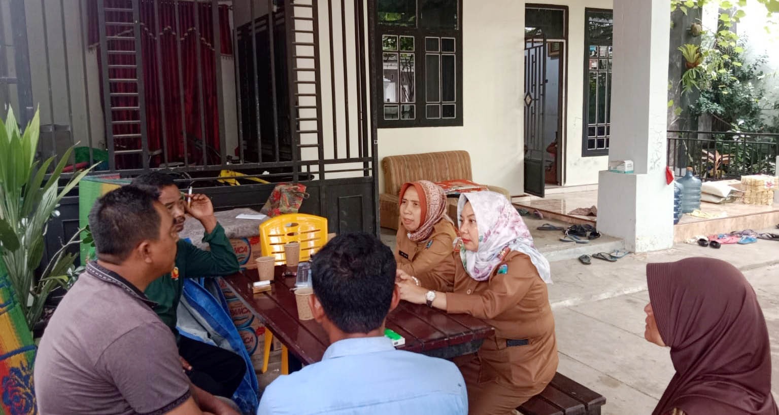 Wujud Keperdulian Kepala Dinas Pariwisata, Lakukan Kunjungan Ke Rumah Duka Tenggelam Di Tulang Bawang