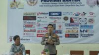 Wakapolres Serang Kabupaten Hadiri Pelatihan Jurnalistik Forum Wartawan KP3B