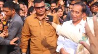 Antusiasme Masyarakat Lampung Utara Sambut Presiden Jokowi