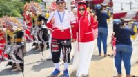 Meriahkan Pawai Budaya, Camat Rawajitu Utara Tampil Nyentrik Meriahkan Pawai Budaya, Camat Rawajitu Utara Tampil Nyentrik