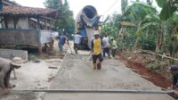 Tidak Ada Gagal Konstruksi dalam Pembangunan Jalan Rabat Beton di Desa Kadugenep