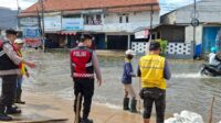 Respon Cepat Personel Polresta Serang Kota “PECAK” Tangani Pasca Hujan Malam Tadi