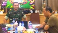 Ketua DPW IWO Indonesia DKI Jakarta Rachmad Hidayat SH Audiensi kepada Kabintaljarahdam Jaya Kolonel (Inf) Johanis Victorianus Tethool
