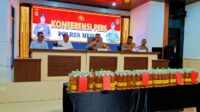 Gelar Konferensi Pers, Kapolres Mesuji Sebut Kasus Minyakita Naik Penyidikan