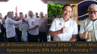 Kantor BINDA Kalsel Diresmikan, Habib Muchdar Apresiasi Kepala BIN Muhammad Herindra
