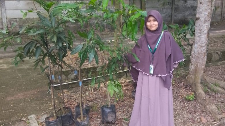Sinergi Qur’an Camp dan Penghijauan: SDQ Daarul Huffazh Terima Bibit Tanaman dari Dinas Pertanian Kota Serang