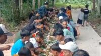 Dibangun dengan Kualitas yang Cukup Baik, Warga Gelar Syukuran Selesainya Jalan Sanding Cipeusing