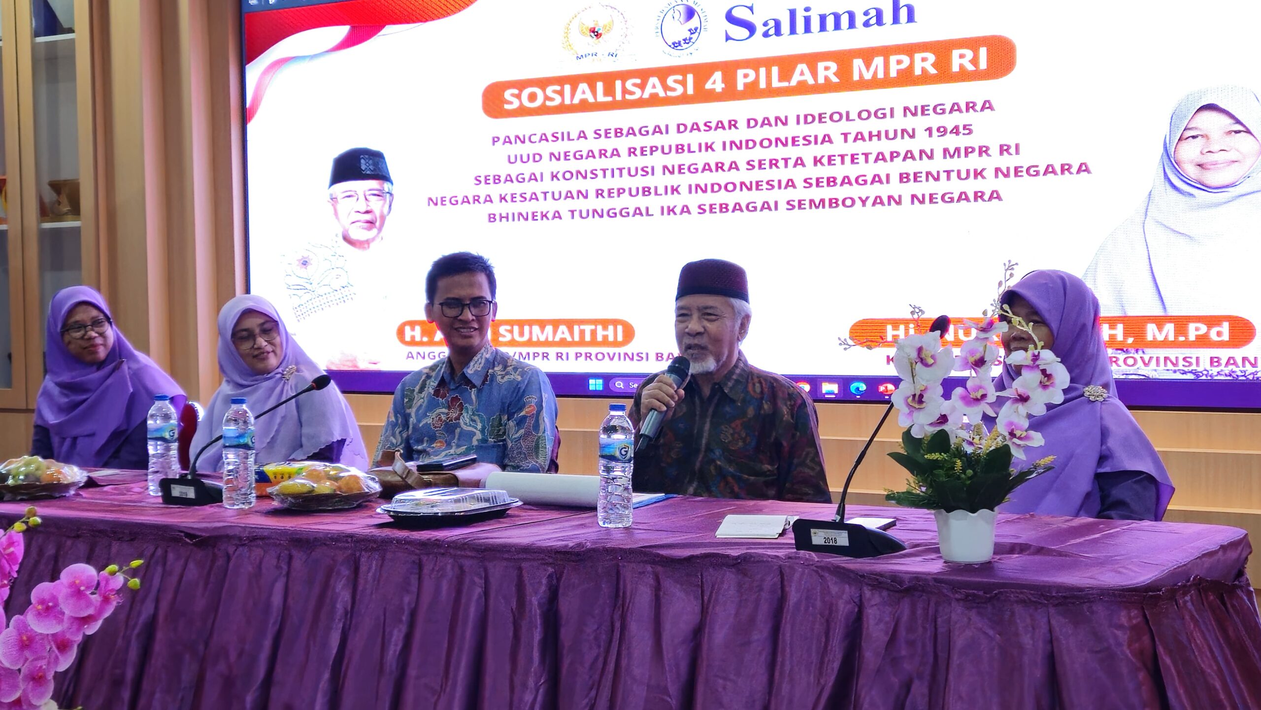 Salimah Banten Gelar Sosialisasi 4 Pilar MPR RI Bersama Abdi Sumaithi