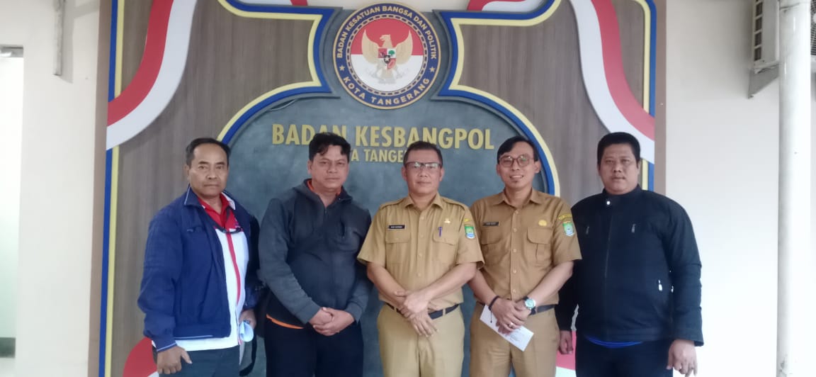 Silaturahmi IWO Indonesia Disambut Hangat Kabid Poldagri Kesbangpol Kota Tangerang