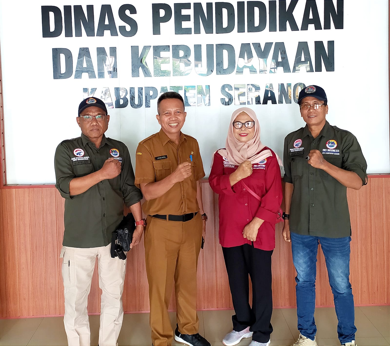 IWO-I DPD Kabupaten Serang Audensi dengan Kadis Dikbud Kabupaten Serang