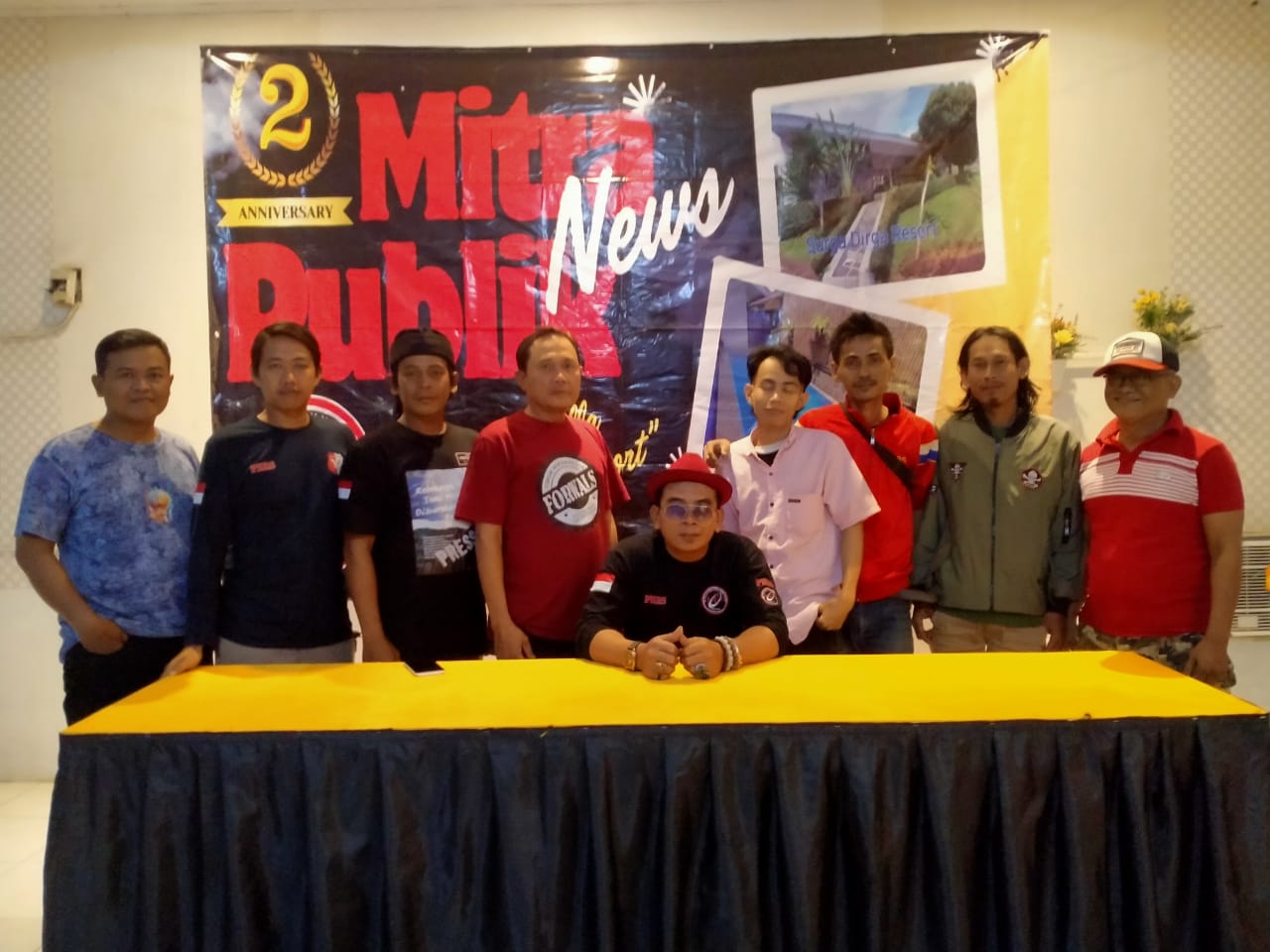 Media Mitra Publik News Adakan Anniversary yang ke-2 di Cisarua Bogor