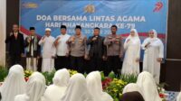Polresta Serang laksanakan Doa Bersama Lintas Agama dalam rangka Hari Bhayangkara ke 79.
