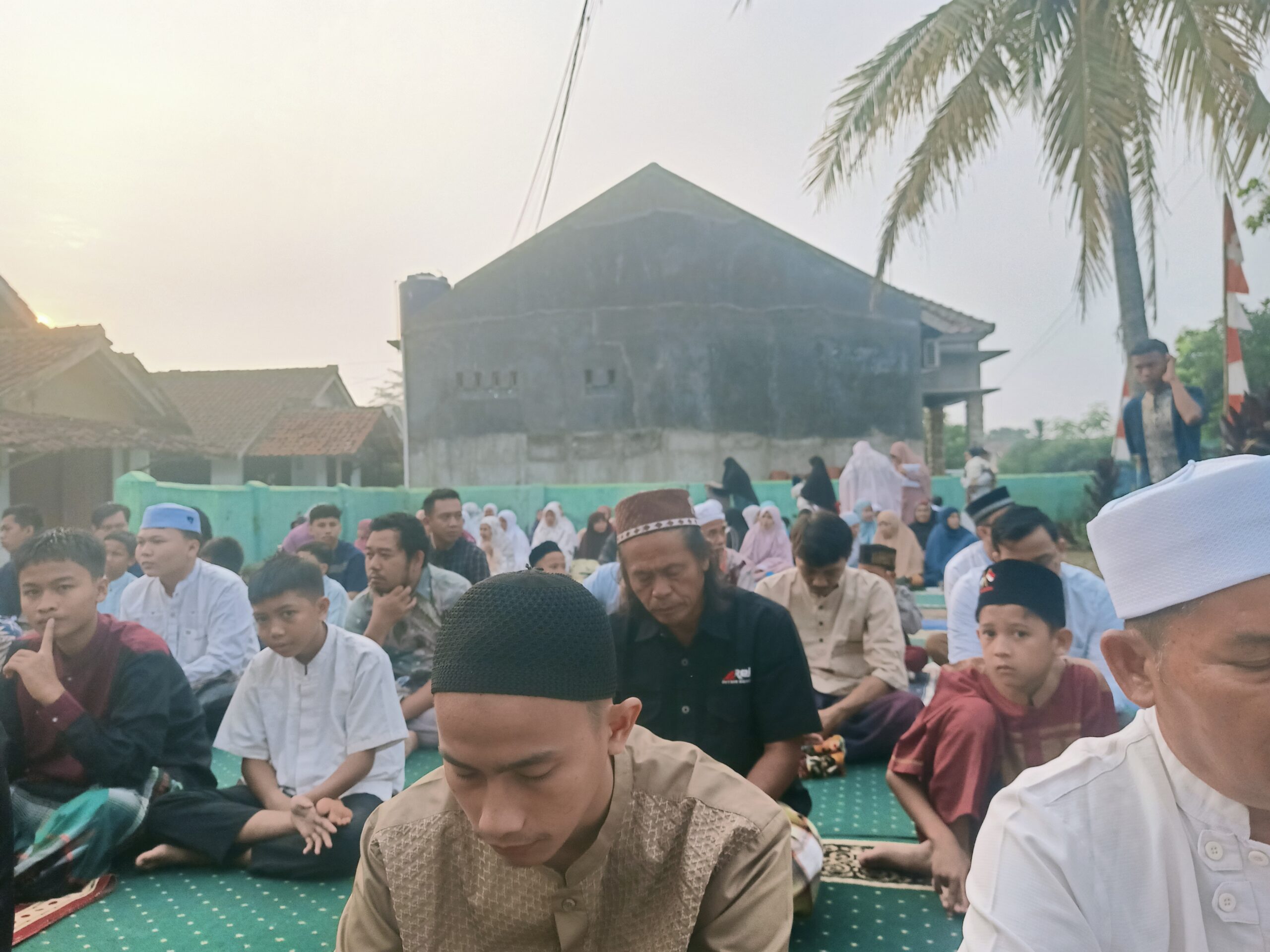 Warga Muhammadiyah Petir, laksanakan Sholat Idul Adha 1446 H dan Penyembelihan hewan Qurban