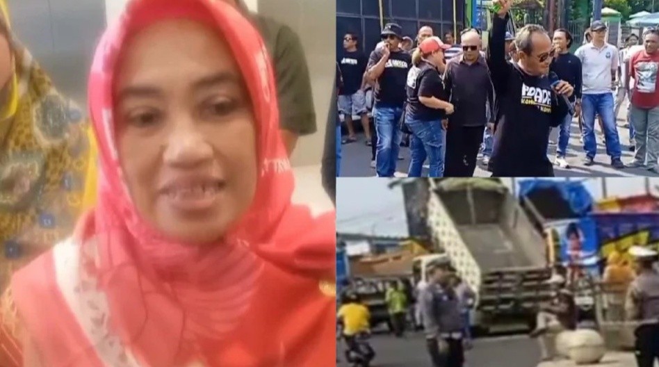 Tolak UU ODOL, Ratusan Sopir Truk Geruduk Kantor DPRD Gunung kidul