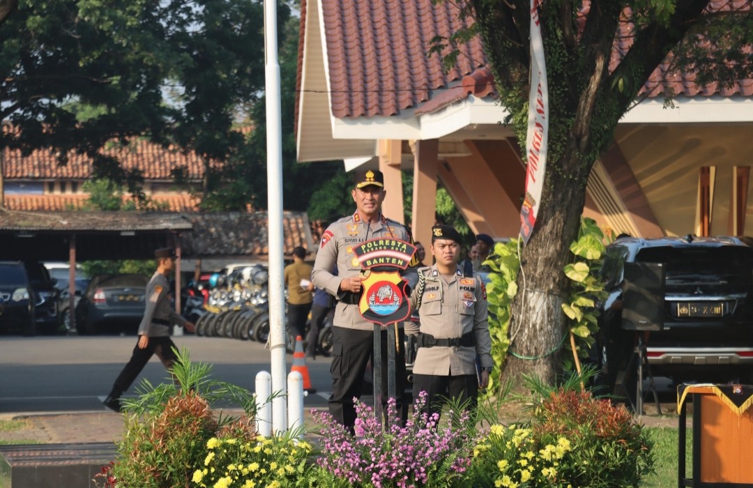 Kapolda Banten pimpin apel Personil Polresta Serang Kota, Tekankan Penguatan Kamtibmas