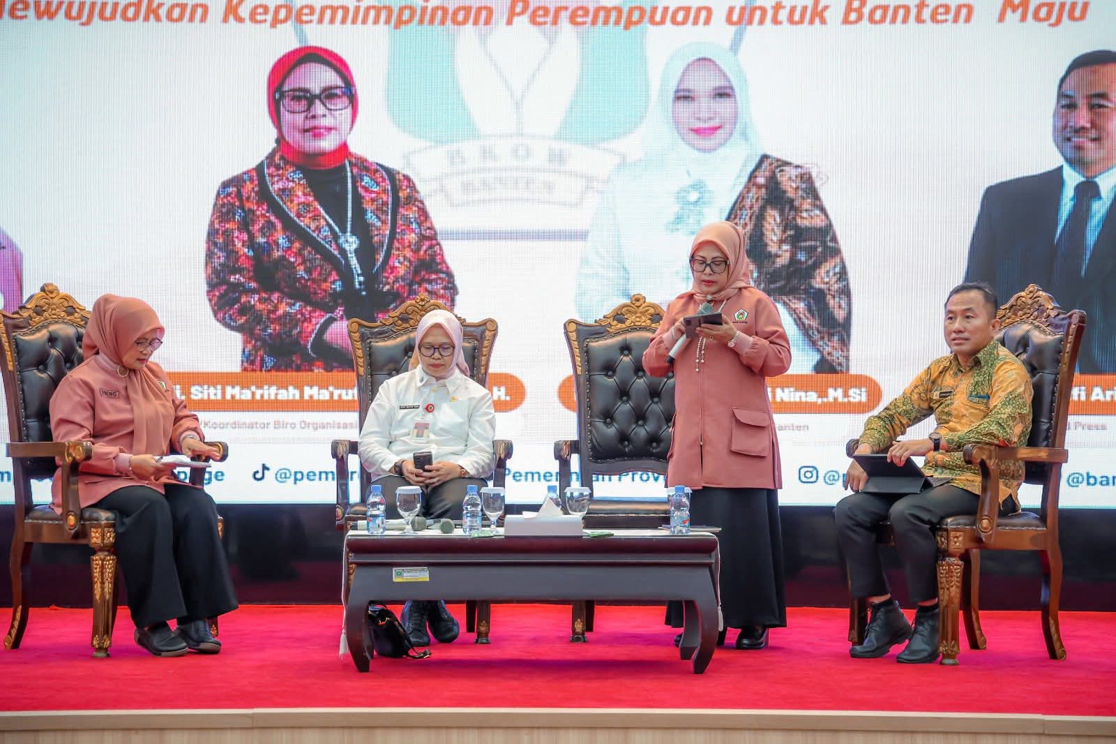 Pembina BKOW Provinsi Banten Tinawati Andra Soni Harap BKOW Jadi Penggerak Perubahan