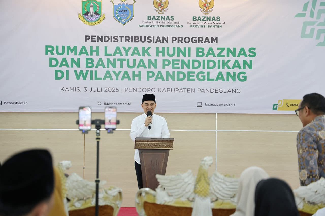 Wakil Gubernur Salurkan Bantuan RLHB dan Biaya Pendidikan BAZNAS Provinsi Banten