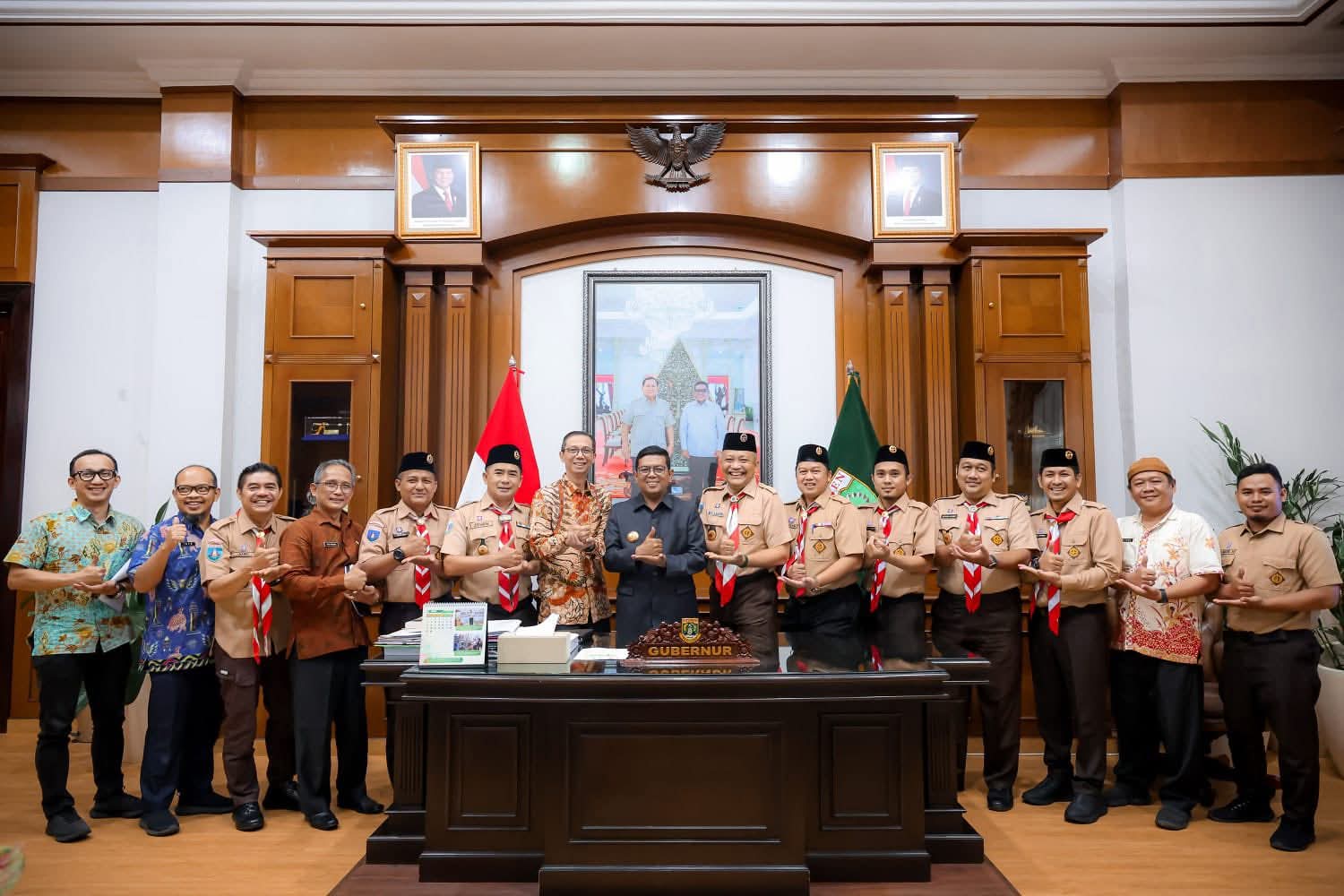 Terima Kwarda Pramuka, Gubernur Banten Andra Soni: Dalam Pramuka Kita Temukan Semangat Positif