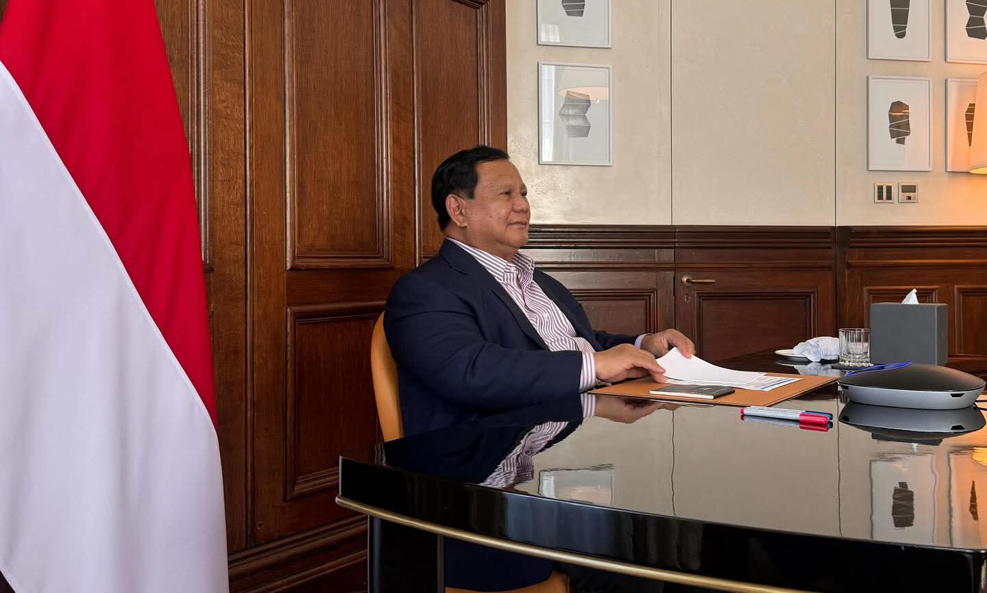 Presiden Prabowo Pimpin Rapat Terbatas Bahas Penegakan Hukum hingga Kesiapsiagaan Cuaca Ekstrem