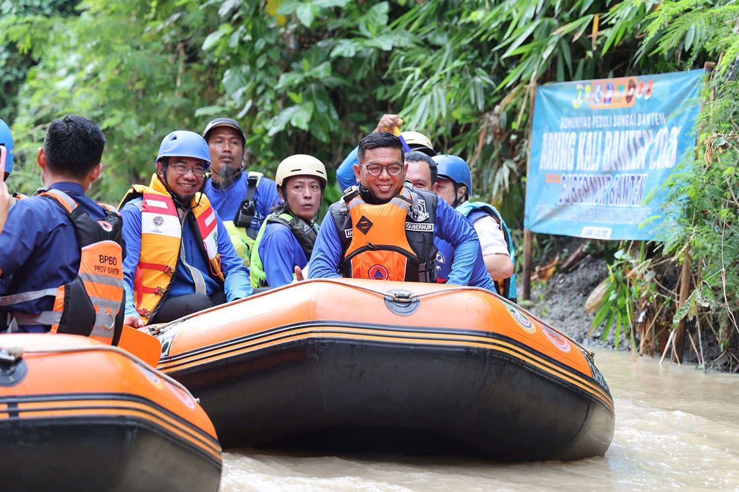Arungi Sungai Cibanten, Gubernur Banten Andra Soni: Sungai Harus Jadi Warisan Bersih Untuk Generasi Mendatang