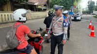 Ditlantas Polda Banten Lakukan Teguran Hingga Tilang di Tempat pada Hari ke 2 Ops Patuh Maung 2025