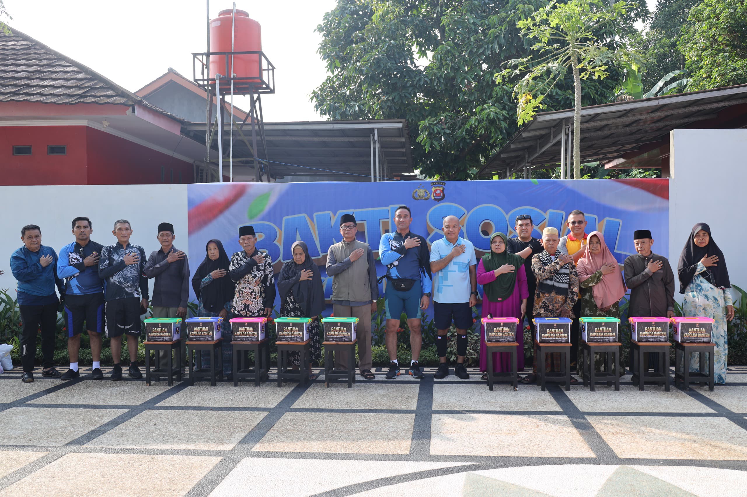 Pererat Sinergi, Polda Banten Laksanakan Fun Bike dan Bakti Sosial