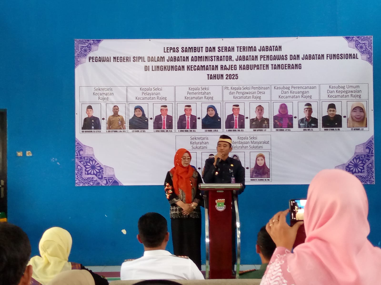 Lepas Sambut Dan Sertijab di Lingkungan Kecamatan Rajeg Kabupaten Tangerang Tahun 2025