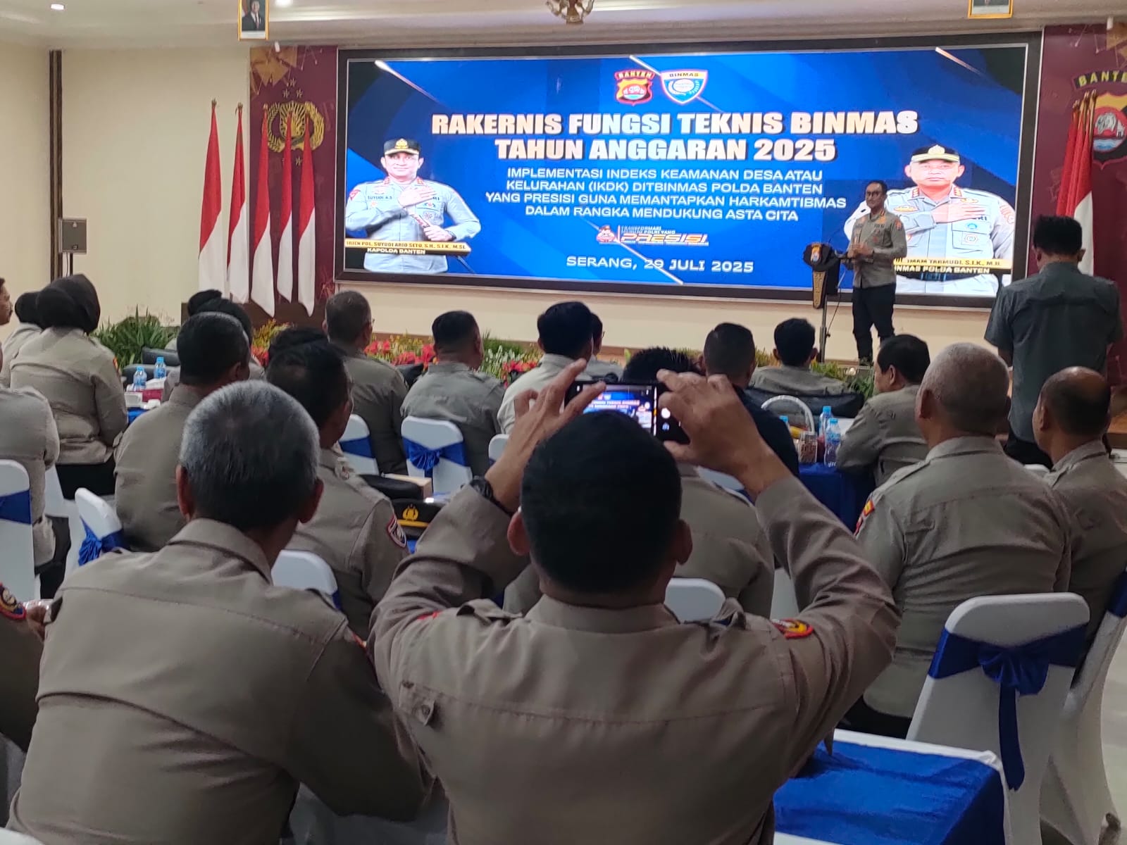 Kapolda Banten Buka Rakernis Fungsi Binmas TA 2025