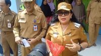Bupati Gunungkidul Tinjau pembangunan Gedung Shelter Bencana di Kalurahan Candirejo semin