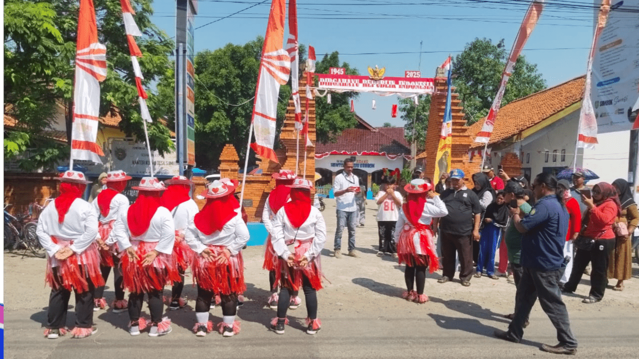 Desa Sumbon, Kroya Indramayu Gelar Berbagai Lomba Meriahkan HUT RI ke-80