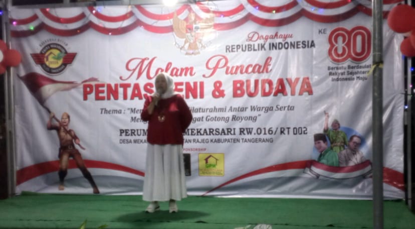Malam Puncak HUT RI Ke – 80 Perumahan Prima Mekarsari Rajeg Di Meriahkan Pentas Seni Budaya Malam Puncak HUT RI Ke – 80 Perumahan Prima Mekarsari Rajeg Di Meriahkan Pentas Seni Budaya