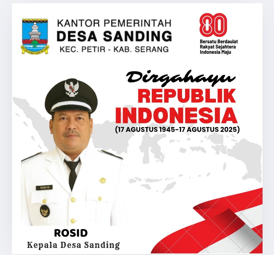 Kepala Desa Sanding Kecamatan Petir Kabupaten Serang, Banten ROSID