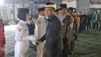 Camat Rajeg Pimpin Pengukuhan Paskibra Kecamatan Rajeg