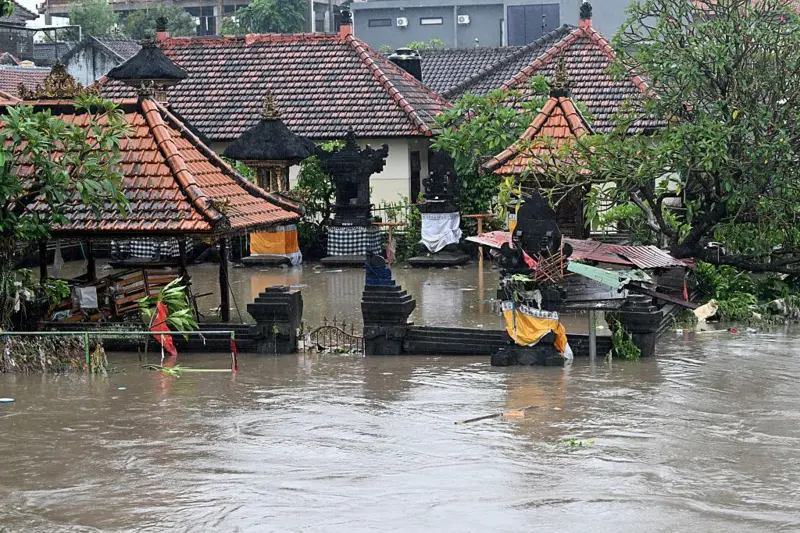 Banjir Besar di Bali Akibatkan 9 Orang Tewas 2 Hilang dan Ratusan Warga Mengungsi