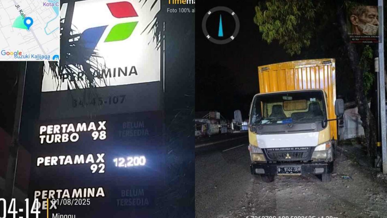 Truk Diduga Kuras Solar Subsidi di Cirebon, Pemilik Disebut Seseorang Bernama Haji Iwan Truk Diduga Kuras Solar Subsidi di Cirebon, Pemilik Disebut Seseorang Bernama Haji Iwan