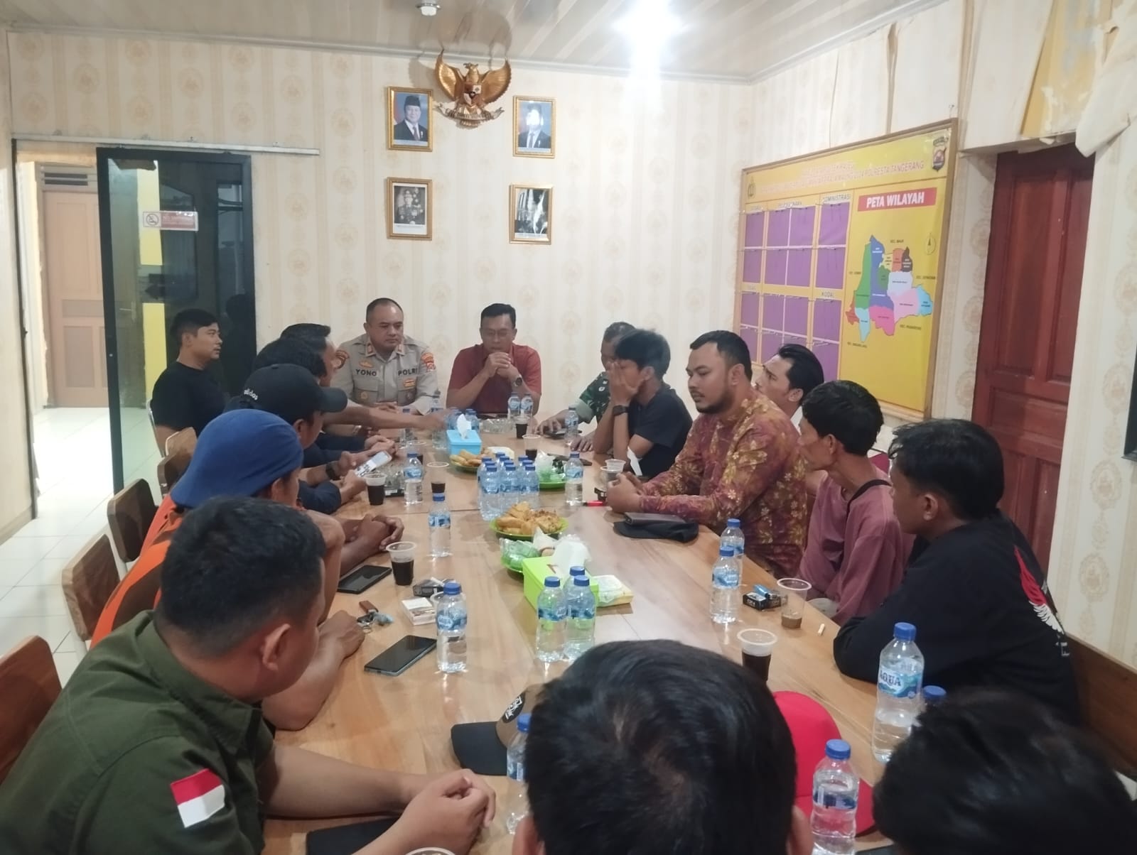Bangun kondusifitas wilayah bersama Forkompincam dan Organisasi Kepemudaan di Kecamatan Rajeg