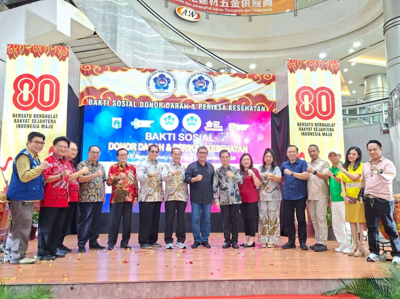 Johnny Situwanda: PSMTI Sukses, Kolaborasi Baksos Bersama Kemenkes RI, Pemprov DKI & PMI, Bertempat di WTC Mangga Dua!