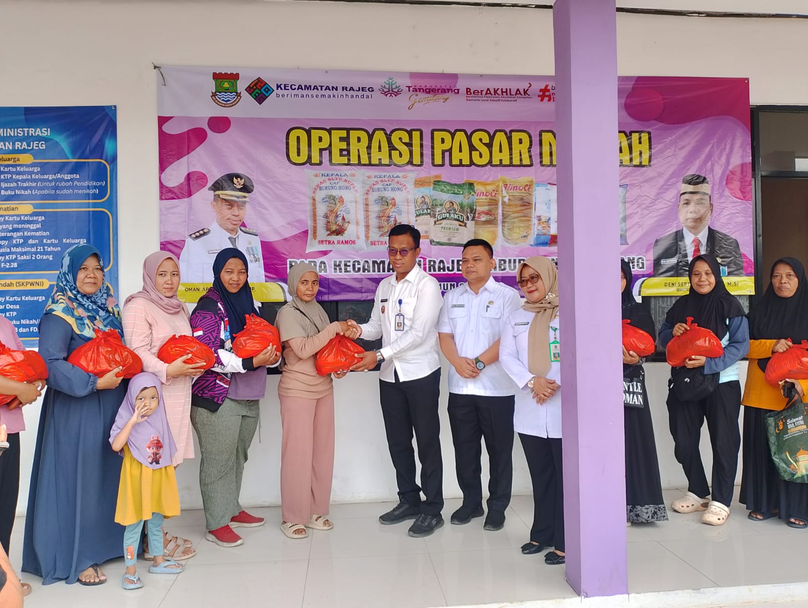 Pemerintah Kecamatan Rajeg Gelar Operasi Pasar Murah, Sebanyak 2.950 Paket Sembako Disalurkan