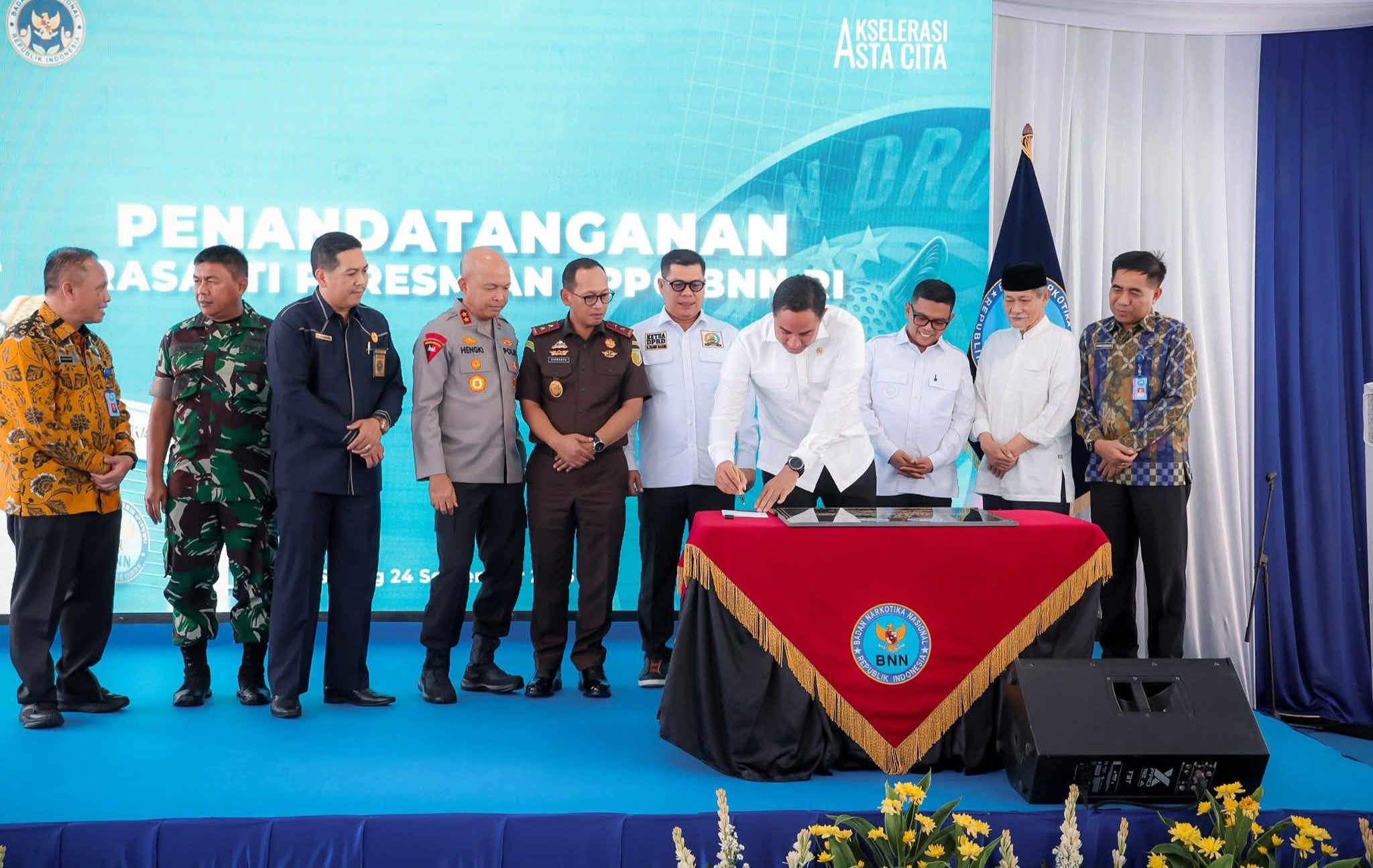 Gubernur Banten hadiri peresmian SPPG BNN Padarincang Dukung Program MBG