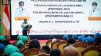 Gubernur Andra Soni Lepas 328 Atlet Banten ke Popnas dan Peparpenas 2025