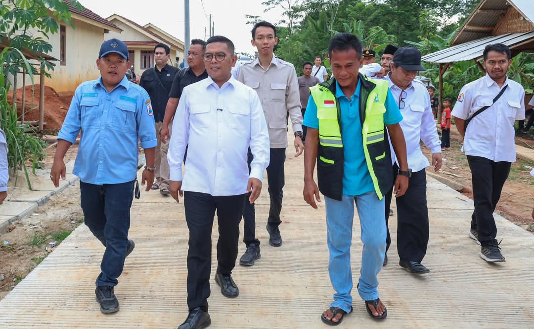 Gubernur Andra Soni Tinjau Pembangunan Permukiman di Lebak, Fokus pada Kualitas Hidup Warga