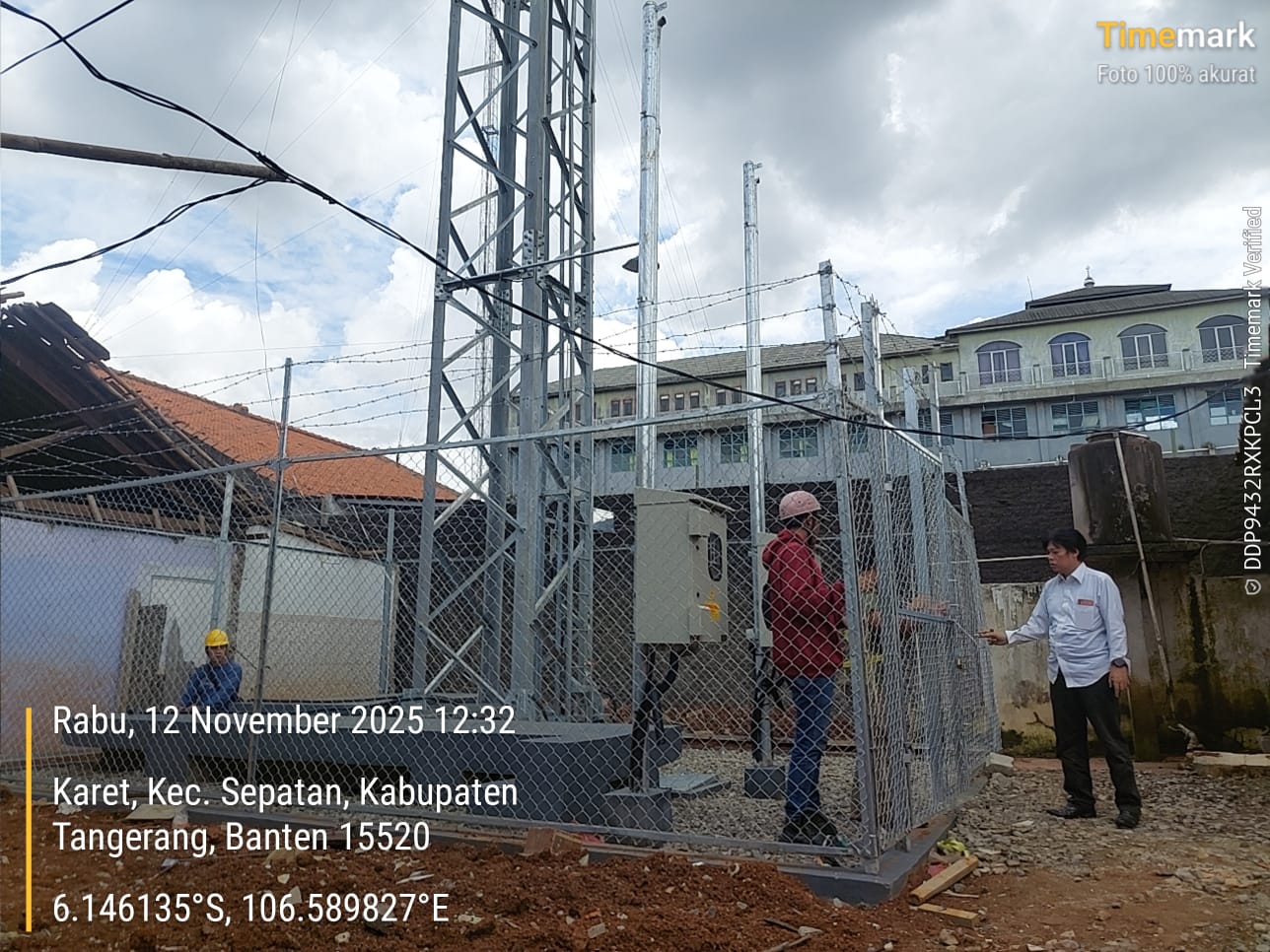 Pemasangan Tower BTS di Pemukiman Padat Penduduk, Satpol PP dan Dinas Kabupaten Tangerang Tutup Mata?