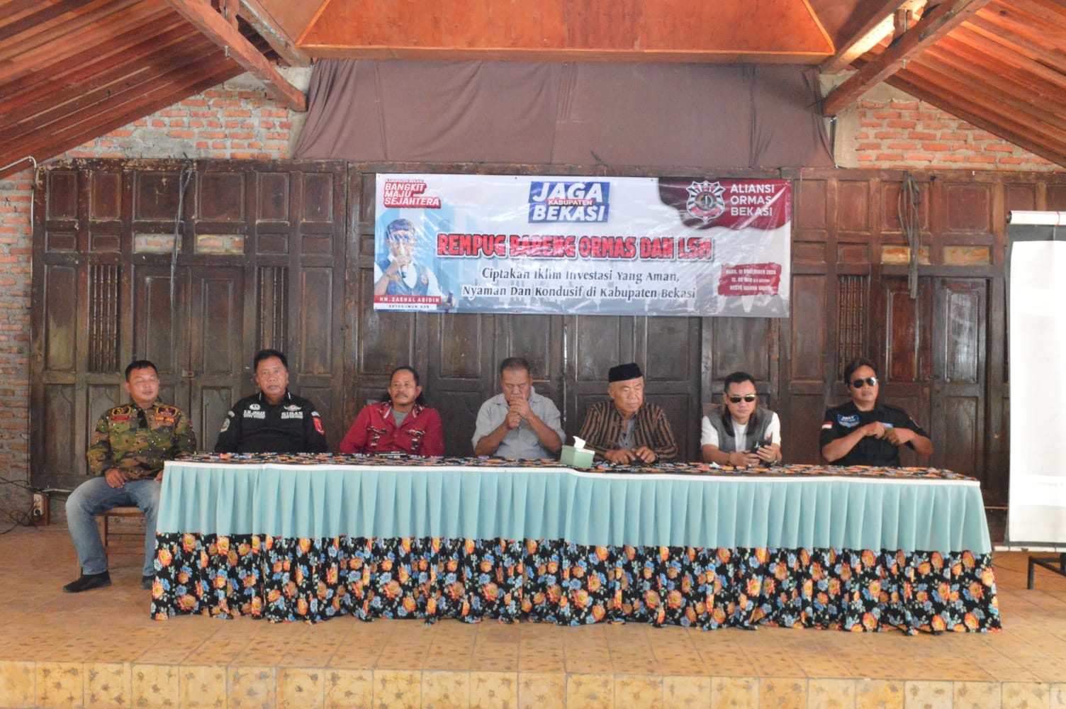 Aliansi Ormas Bekasi Deklarasi Jaga Kabupaten Bekasi, Gelar Rembug Bareng Ormas dan LSM