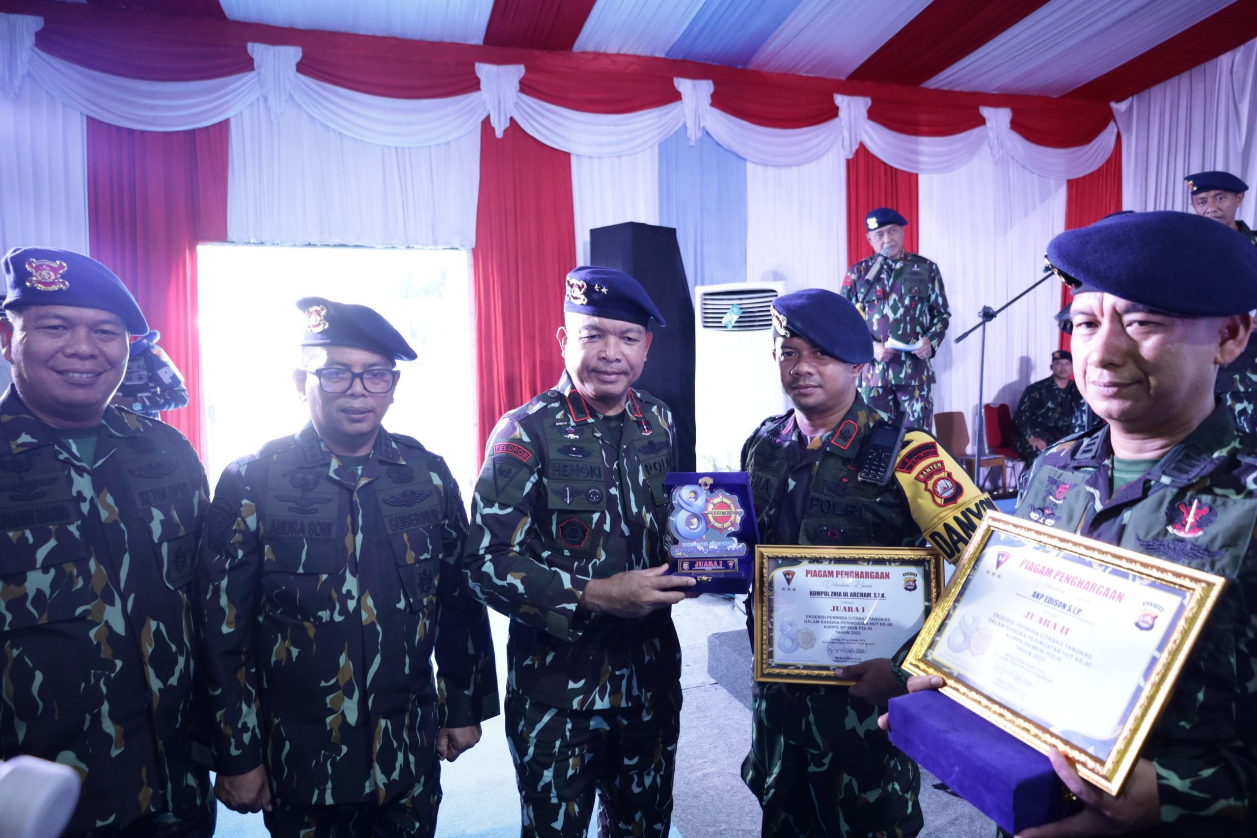 HUT ke-80 Korps Brimob Polri, Kapolda Banten Apresiasi Dedikasi dan Loyalitas Personel