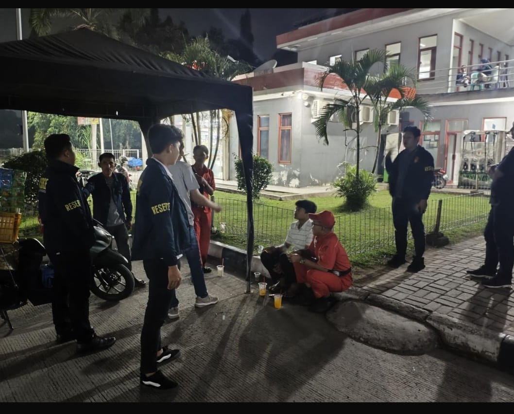 Polres Serang Rutin Sambangi Poskamling Jaga Kondusifitas Kamtibmas
