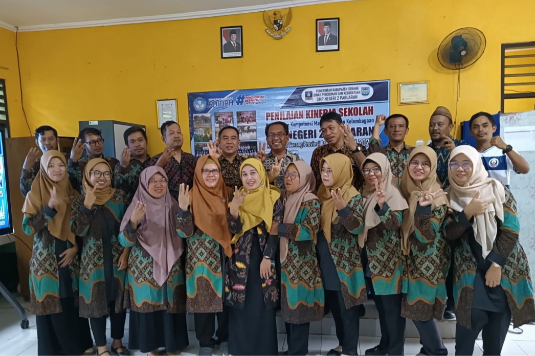 SMPN 2 Pabuaran Laksanakan Penilaian Kinerja Sekolah (PKS)