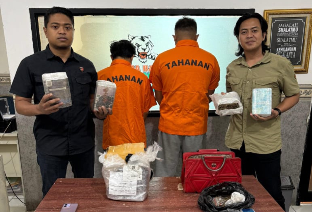 Polda Banten Ungkap Peredaran 3 Kg Ganja, Dua Tersangka Ditangkap